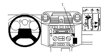 ProClip Monteringsbygel Landrover Defender 07-15 i gruppen Bilstereo / Hvad passer i min bil / Landrover hos BRL Electronics (240LANDEF07PROC)