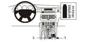 ProClip Monteringsbygel Landrover Range Rover 02-12 i gruppen Bilstereo / Hvad passer i min bil / Landrover hos BRL Electronics (240LANRAN02PROC)
