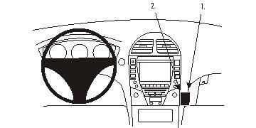 ProClip Monteringsbygel Lexus ES Serie 06-12 i gruppen Bilstereo / Hvad passer i min bil / Lexus hos BRL Electronics (240LEXES06PROC)