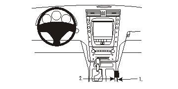 ProClip Monteringsbygel Lexus GS Serie 05-12 i gruppen Bilstereo / Hvad passer i min bil / Lexus hos BRL Electronics (240LEXGS05PROC)