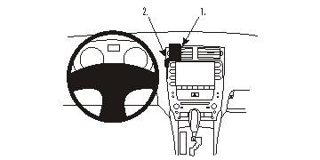 ProClip Monteringsbygel Lexus IS Serie 06-13 i gruppen Bilstereo / Hvad passer i min bil / Lexus hos BRL Electronics (240LEXIS06PROC)