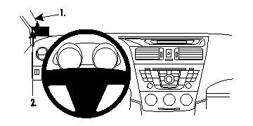 ProClip Monteringsbygel Mazda 5 11-15 i gruppen Bilstereo / Hvad passer i min bil / Mazda / Mazda 5/Premacy / Mazda 5/Premacy 2010- hos BRL Electronics (240MAZ0511PROCLIP)