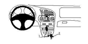 ProClip Monteringsbygel Mitsubishi Colt 96-04/Lancer 96-03 i gruppen Bilstereo / Hvad passer i min bil / Mitsubishi hos BRL Electronics (240MITCOL96PROC)