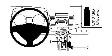 ProClip Monteringsbygel Mitsubishi Lancer 08-15 i gruppen Bilstereo / Hvad passer i min bil / Mitsubishi hos BRL Electronics (240MITLAN08PROC)