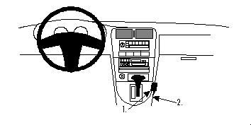 ProClip Monteringsbygel Nissan 200 SX 95-98 i gruppen Bilstereo / Hvad passer i min bil / Nissan / 200 SX hos BRL Electronics (240NIS20095PROC)