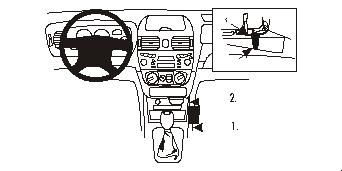 ProClip Monteringsbygel Nissan Almera 00-02 i gruppen Bilstereo / Hvad passer i min bil / Nissan / Almera hos BRL Electronics (240NISALM00PROC)