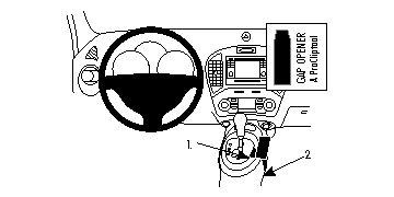 ProClip Monteringsbygel Nissan Juke 11-15, Konsol i gruppen Bilstereo / Hvad passer i min bil / Nissan / Juke hos BRL Electronics (240NISJUK11PROC)