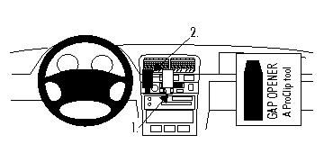 ProClip Monteringsbygel Nissan Maxima 95-99 i gruppen Bilstereo / Hvad passer i min bil / Nissan / Maxima hos BRL Electronics (240NISMAX95PROC)