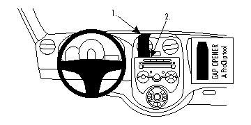 ProClip Monteringsbygel Nissan Micra 11-14 i gruppen Bilstereo / Hvad passer i min bil / Nissan / Micra / Micra K13 2010-2017 hos BRL Electronics (240NISMIC11PROC)