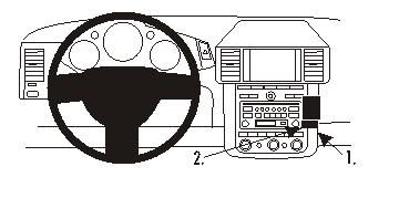 ProClip Monteringsbygel Nissan Murano 03-08 i gruppen Bilstereo / Hvad passer i min bil / Nissan / Murano hos BRL Electronics (240NISMUR03PROC)