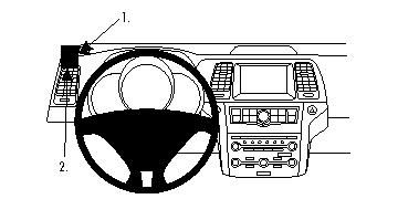 ProClip Monteringsbygel Nissan Murano 09-14 i gruppen Bilstereo / Hvad passer i min bil / Nissan / Murano hos BRL Electronics (240NISMUR09PROC)