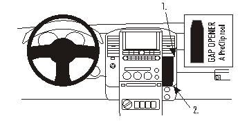 ProClip Monteringsbygel Nissan Navara 06-10/Nissan Pathfinder 05-10 i gruppen Bilstereo / Hvad passer i min bil / Nissan / Navara hos BRL Electronics (240NISNAV06PROC)