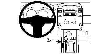 ProClip Monteringsbygel Nissan Navara 11-15 i gruppen Bilstereo / Hvad passer i min bil / Nissan / Navara hos BRL Electronics (240NISNAV11PROC)