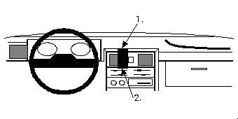 ProClip Monteringsbygel Nissan Patrol 95-97 i gruppen Bilstereo / Hvad passer i min bil / Nissan / Patrol hos BRL Electronics (240NISPATR95PROC)