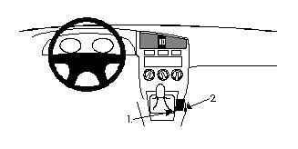 ProClip Monteringsbygel Nissan Primera 96-99 i gruppen Bilstereo / Hvad passer i min bil / Nissan / Primera hos BRL Electronics (240NISPRI96PROC)