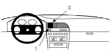 ProClip Monteringsbygel Nissan Sunny Combi 91-95 i gruppen Bilstereo / Hvad passer i min bil / Nissan / Sunny hos BRL Electronics (240NISSUNC91PROC)