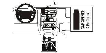 ProClip Monteringsbygel Nissan Terrano II 00-06 i gruppen Bilstereo / Hvad passer i min bil / Nissan / Terrano hos BRL Electronics (240NISTERII00PRO)