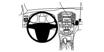 ProClip Monteringsbygel Opel Insignia 09-15 i gruppen Bilstereo / Hvad passer i min bil / Opel / Insignia / Insignia 2008- hos BRL Electronics (240OPEINS09PROC)