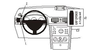 ProClip Monteringsbygel Opel Meriva 03-10 i gruppen Bilstereo / Hvad passer i min bil / Opel / Meriva / Meriva 2002-2010 hos BRL Electronics (240OPEMER03PROC)