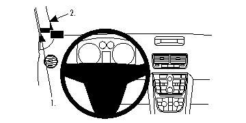 ProClip Monteringsbygel Opel Meriva 11-15 i gruppen Bilstereo / Hvad passer i min bil / Opel / Meriva / Meriva 2010- hos BRL Electronics (240OPEMER11PROC)