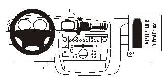 ProClip Monteringsbygel Opel Omega 00-05 i gruppen Bilstereo / Hvad passer i min bil / Opel / Omega / Omega 1994-2003 hos BRL Electronics (240OPEOME00PROC)