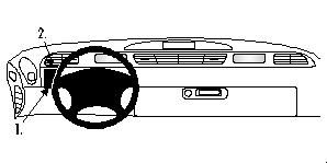 ProClip Monteringsbygel Renault Espace 97-02 i gruppen Bilstereo / Hvad passer i min bil / Renault / Espace hos BRL Electronics (240RENESP97PROC)