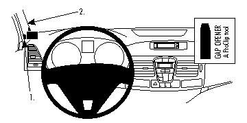 ProClip Monteringsbygel Renault Laguna 08-15 i gruppen Bilstereo / Hvad passer i min bil / Renault / Laguna hos BRL Electronics (240RENLAG08PROC)