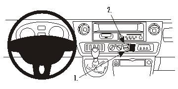 ProClip Monteringsbygel Renault Master 04-10 i gruppen Bilstereo / Hvad passer i min bil / Renault / Master hos BRL Electronics (240RENMAS04PROC)