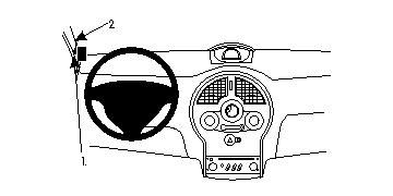 ProClip Monteringsbygel Renault Modus 05-13 i gruppen Bilstereo / Hvad passer i min bil / Renault / Modus hos BRL Electronics (240RENMOD05PROC)