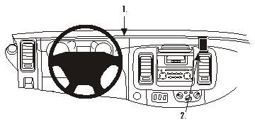 ProClip Monteringsbygel Renault Trafic/Nissan Primastar 02-10 i gruppen Bilstereo / Hvad passer i min bil / Opel / Vivaro / Vivaro 2005-2010 hos BRL Electronics (240RENTRA02PROC)