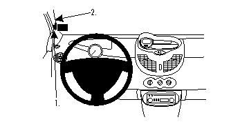 ProClip Monteringsbygel Renault Twingo 08-12 i gruppen Bilstereo / Hvad passer i min bil / Renault / Twingo hos BRL Electronics (240RENTWI08PROC)