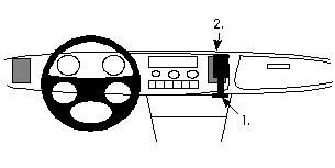 ProClip Monteringsbygel Saab 900 83-98 i gruppen Bilstereo / Hvad passer i min bil / SAAB / 900 / 900 1994-1998 hos BRL Electronics (240SAAB900PROCLIP)