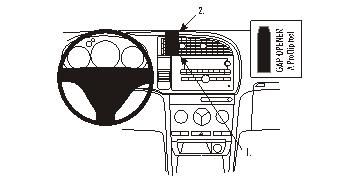 ProClip Monteringsbygel Saab 9-3 07-11 i gruppen Bilstereo / Hvad passer i min bil / SAAB / 9-3 2008-2015 / 9-3 NG Facelift 2007-2015 / Andet 9-3 NG Facelift 2007-2015 hos BRL Electronics (240SAAB937PROCLIP)