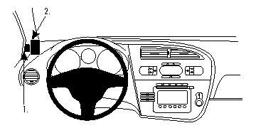 ProClip Monteringsbygel Seat Leon 06-12 i gruppen Bilstereo / Hvad passer i min bil / Seat / Leon hos BRL Electronics (240SEALEO06PROC)