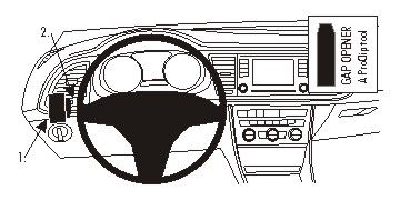 ProClip Monteringsbygel Seat Leon 13-15 i gruppen Bilstereo / Hvad passer i min bil / Seat / Leon hos BRL Electronics (240SEALEO13PROC)