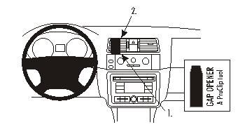 ProClip Monteringsbygel Skoda Fabia 08-14 i gruppen Bilstereo / Hvad passer i min bil / Skoda / Skoda Fabia / Skoda Fabia 2007-2014 hos BRL Electronics (240SKOFAB08PROC)