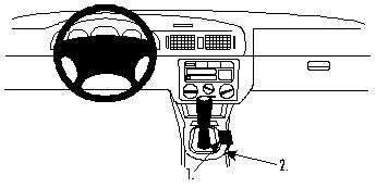 ProClip Monteringsbygel Skoda Octavia 97-04 i gruppen Bilstereo / Hvad passer i min bil / Skoda / Skoda Octavia / Skoda Octavia 1998-2004 hos BRL Electronics (240SKOOCT97PROC)