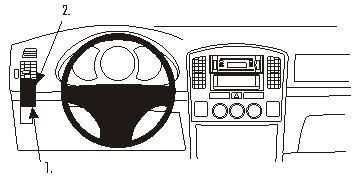 ProClip Monteringsbygel Suzuki Grand Vitara 03-04/Suzuki XL-7 03-06 i gruppen Bilstereo / Hvad passer i min bil / Suzuki / Grand Vitara / Grand Vitara 1998-2006 hos BRL Electronics (240SUZGRVI03PROC)