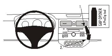 ProClip Monteringsbygel Suzuki Swift 05-10 i gruppen Bilstereo / Hvad passer i min bil / Suzuki hos BRL Electronics (240SUZSWI05PROC)