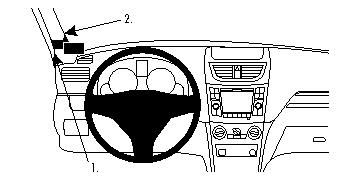 ProClip Monteringsbygel Suzuki Swift 11-15 i gruppen Bilstereo / Hvad passer i min bil / Suzuki hos BRL Electronics (240SUZSWI11PROC)