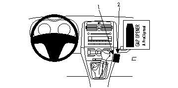 ProClip Monteringsbygel Toyota Corolla 08-11 i gruppen Bilstereo / Hvad passer i min bil / Toyota / Corolla / Corolla 2006-2012 hos BRL (240TOYCOR08PROC)