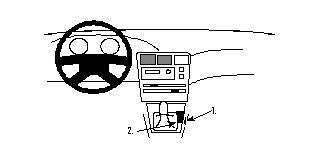 Toyota Corolla 93-97 i gruppen Bilstereo / Hvad passer i min bil / Toyota / Corolla / Corolla 1995-2000 hos BRL Electronics (240TOYCOR93PROC)