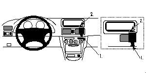 ProClip Monteringsbygel Toyota Corolla 98-01 i gruppen Bilstereo / Hvad passer i min bil / Toyota / Corolla / Corolla 2000-2006 hos BRL Electronics (240TOYCOR98PROC)