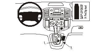 ProClip Monteringsbygel Toyota Corolla Verso 02-03 i gruppen Bilstereo / Hvad passer i min bil / Toyota / Corolla Verso / Corolla Verso 2001-2009 hos BRL Electronics (240TOYCOVE02PROC)