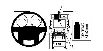 ProClip Monteringsbygel Toyota LandCruiser 10-15 i gruppen Bilstereo / Hvad passer i min bil / Toyota / Landcruiser / Landcruiser 2008- hos BRL Electronics (240TOYLAN09PROCL)