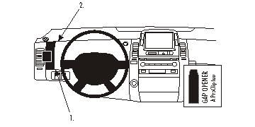 ProClip Monteringsbygel Toyota Prius 04-09 i gruppen Bilstereo / Hvad passer i min bil / Toyota / Prius / Prius 2004-2009 hos BRL Electronics (240TOYPRI04PROC)