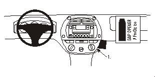 ProClip Monteringsbygel Toyota RAV 4 01-03 i gruppen Bilstereo / Hvad passer i min bil / Toyota / RAV4 / RAV4 2001-2005 hos BRL Electronics (240TOYRAV01PROC)