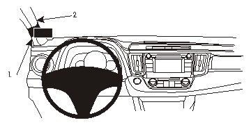 ProClip Monteringsbygel Toyota RAV 4 13-15 i gruppen Bilstereo / Hvad passer i min bil / Toyota / RAV4 / RAV4 2006-2012 hos BRL Electronics (240TOYRAV13PROC)
