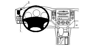 ProClip Monteringsbygel Toyota Tacoma 05-15 i gruppen Bilstereo / Hvad passer i min bil / Toyota / Tacoma / tacoma 2004- hos BRL Electronics (240TOYTAC05PROC)