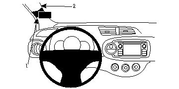 ProClip Monteringsbygel Toyota Yaris 12-14 i gruppen Bilstereo / Hvad passer i min bil / Toyota / Yaris / Yaris 2006-2011 hos BRL Electronics (240TOYYAR12PROC)